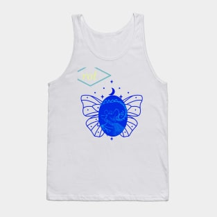 Buttersaur in Dainty Dark Blue Tank Top